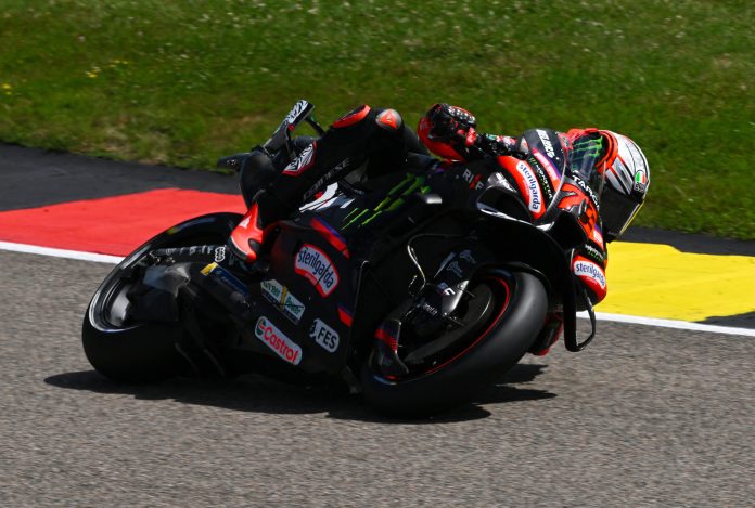 El accidente de Marco Bezzecchi en el MotoGP que le provocó una fractura de clavícula