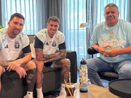 El álbum de fotos de la despedida de la selección argentina de Kansas City antes de la semifinal ante Inglaterra
