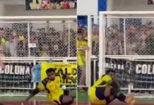 “El Dibu Martínez del futsal”: el show de un arquero brasileño en una tanda de penales que hizo furor en las redes