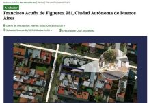 El Gobierno relanzó la subasta de un terreno en Almagro y crece el reclamo vecinal para convertirlo en una reserva urbana