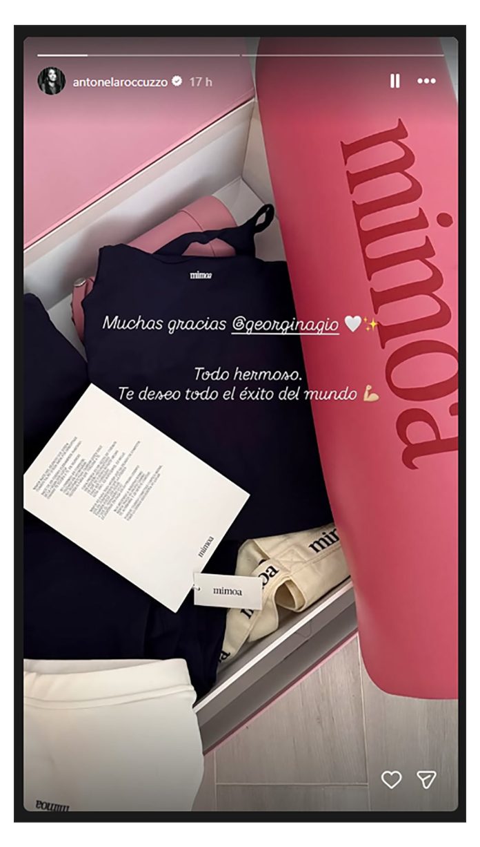 El regalo que Georgina Rodríguez, pareja de Cristiano Ronaldo, le mandó a Antonela Roccuzzo en pleno Mundial: “Todo hermoso”