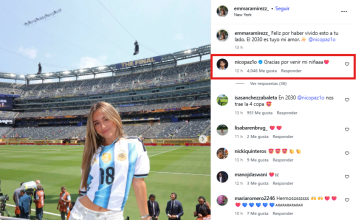 El sorprendente vaticinio de la novia de Nico Paz sobre el Mundial 2030 en el romántico posteo que le dedicó