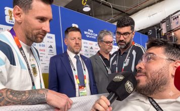 Esperó horas para hablar con Messi y lo consiguió: la historia del periodista venezolano que cumplió el sueño de cubrir un Mundial