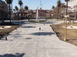 Fotos y videos: las calles de la ciudad de Buenos Aires se vaciaron durante el partido ante Egipto