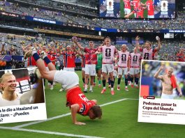 “¡Haalelujaaa!” y “Haaland nos llevó al cielo”: la prensa noruega desató la euforia tras el triunfo ante Brasil en el Mundial