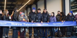 Inauguraron una nueva telecabina de última generación en Cerro Chapelco