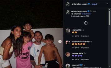 “Juntos de nuevo”: Antonela Rocuzzo compartió las imágenes del reencuentro de la familia con Messi en pleno Mundial
