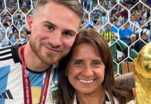 La divertida revelación de la mamá de Mac Allister cuando se canta “el que no salta es un inglés” en los partidos de Argentina