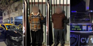 La Policía de la Ciudad detuvo a dos delincuentes que viajaban en un taxi trucho con más de un kilo de cocaína