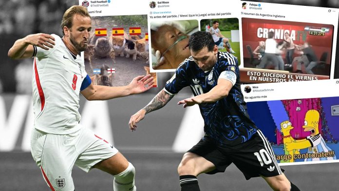 Los mejores memes de la legendaria remontada de Argentina ante Inglaterra por las semifinales del Mundial 2026
