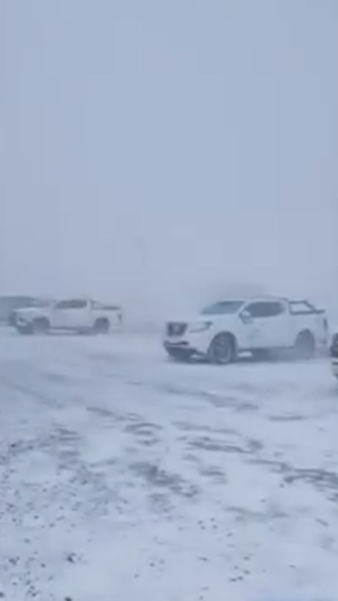 Ola polar: frío, lluvia y un fuerte temporal de nieve azota varias regiones cordilleranas del país