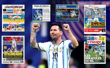 “Otro milagro de Messi” y “Es un mito”: las portadas de los diarios del mundo tras el épico triunfo de Argentina sobre Egipto en el Mundial