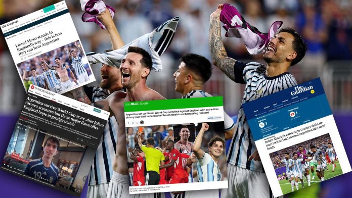 “Partido con cuentas pendientes” y “una cita con Messi”: las repercusiones en Inglaterra tras la clasificación de Argentina