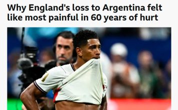 Por qué la derrota ante Argentina fue “la más dolorosa en 60 años de sufrimiento”, según un prestigioso medio inglés