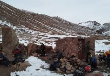Rescataron a cuatro personas que se habían extraviado en medio de la Cordillera de los Andes