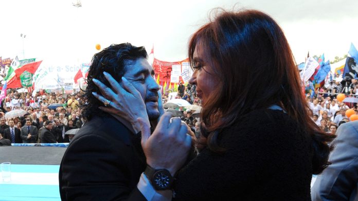 Video inédito: el saludo de Cristina Kirchner a Maradona cuando cumplió 60 años