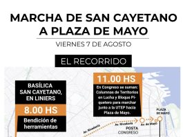 A 10 años de la primera marcha, los movimientos sociales vuelven a peregrinar por Tierra, Techo y Trabajo