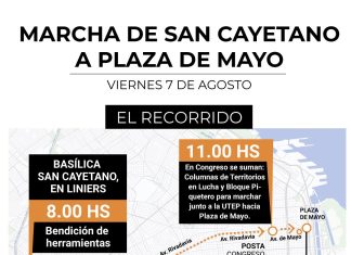 A 10 años de la primera marcha, los movimientos sociales vuelven a peregrinar por Tierra, Techo y Trabajo