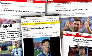 “Bombazo” y una burla de mal gusto de Inglaterra: las portadas de los medios del mundo tras el retiro de Messi de la Selección