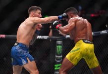 Codazos y golpes en la cara: el impactante nocaut del argentino Esteban Ribovics a una leyenda de la UFC