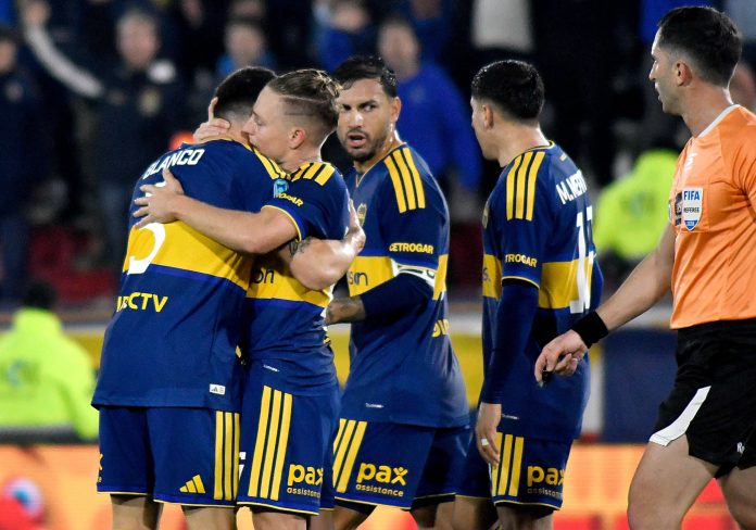 Combinación juvenil, centro y gran definición de Ascacíbar: así fue el gol con el que Boca abrió el marcador ante Estudiantes