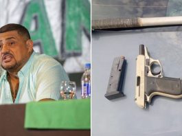 Detuvieron al secretario general de la UOM de Quilmes: tenía dos armas de fuego y cuchillos