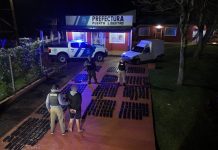 Detuvieron en Misiones a un hombre cuando trasladaba más de 400 kilos de marihuana