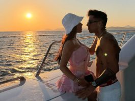 El álbum de fotos de las vacaciones de Enzo Fernández junto a Valu Cervantes y sus hijos en un paradisíaco destino