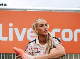 El golazo de volea de Kelci Rose Bowers, la pareja de Marcos Senesi, en su debut en su nuevo club