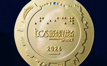 El insólito error en la medalla del Maratón de Sídney: incluyeron un estadio de Alemania