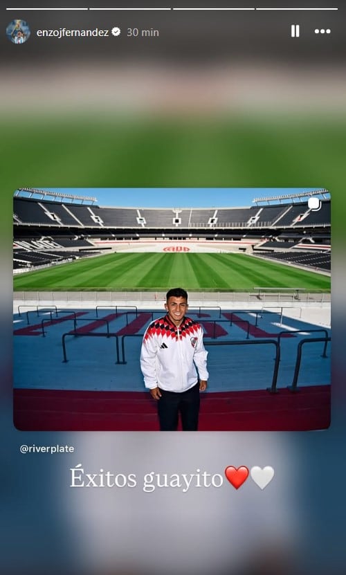 El mensaje de Enzo Fernández a Thiago Almada tras ser presentado oficialmente en River Plate: “Hablamos mucho del club”