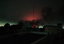 Gran apagón en La Plata por el incendio que se desató en una central eléctrica de Tolosa