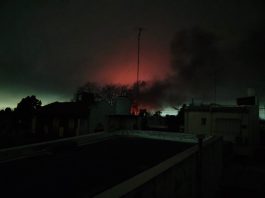 Gran apagón en La Plata por el incendio que se desató en una central eléctrica de Tolosa