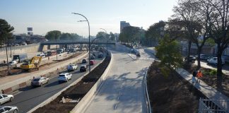 Habilitaron la colectora sur en la autopista Dellepiane y avanza la renovación