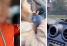Identificaron y sancionaron al padre que filmó a su hija de 9 años mientras conducía su auto cerca de una ruta en Chubut