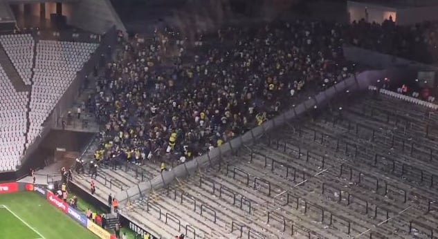 Incidentes con la Policía de Brasil tras la eliminación de Rosario Central de la Libertadores: hay 5 argentinos detenidos