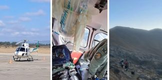 Jujuy: una mujer de 79 años se fracturó el fémur, pasó dos noches en los cerros y la rescataron en helicóptero