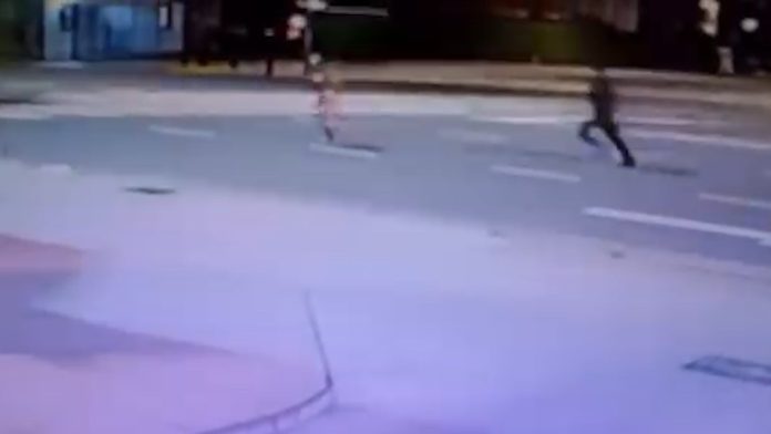 Las imágenes de Facundo Moyano corriendo detrás de Candela Arizaga: el recorrido que realizaron