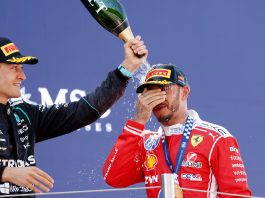 Las lágrimas de Lewis Hamilton tras conseguir su primera victoria con Ferrari: “Me ayudaron a cumplir mi sueño”