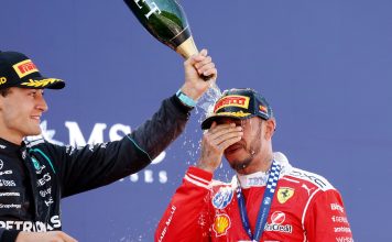 Las lágrimas de Lewis Hamilton tras conseguir su primera victoria con Ferrari: “Me ayudaron a cumplir mi sueño”