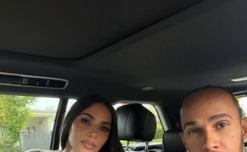 Las románticas fotos de Kim Kardashian junto a Lewis Hamilton durante el receso de la Fórmula 1