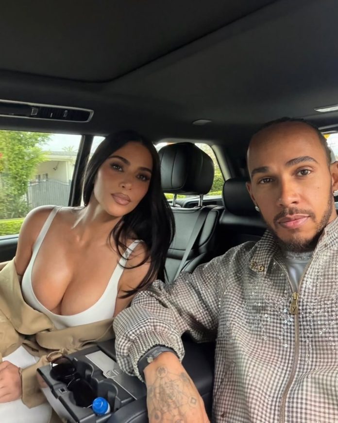 Las románticas fotos de Kim Kardashian junto a Lewis Hamilton durante el receso de la Fórmula 1
