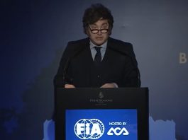 Milei abrió el Congreso de la FIA y pidió que Argentina sea sede de la Fórmula 1: «Queremos ver a Colapinto en el país»