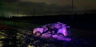 Murió un hombre y un joven fue internado en grave estado tras un violento accidente sobre la Ruta 2 en La Plata