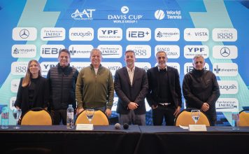 Se presentó la serie de Copa Davis entre Argentina y Turquía en Neuquén