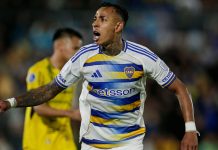 Sebastián Villa marcó su primer gol desde el regreso a Boca Juniors ante Recoleta: su gesto de cara a la popular xeneize en Paraguay