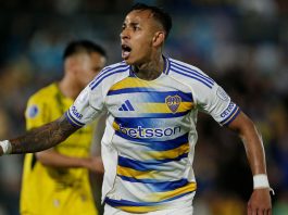 Sebastián Villa marcó su primer gol desde el regreso a Boca Juniors ante Recoleta: su gesto de cara a la popular xeneize en Paraguay