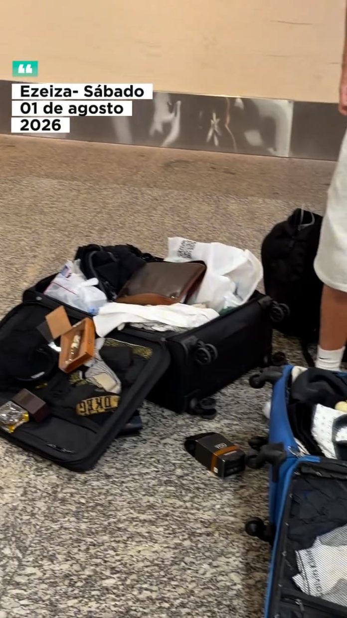 “Valijas abiertas y cajas vacías”: denuncian robos en el equipaje de un vuelo que llegó al Aeropuerto de Ezeiza