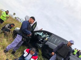 Video: persecución policial de película y disparos en plena Ruta 11 por dos camionetas robadas en Chaco