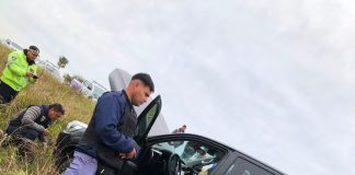 Video: persecución policial de película y disparos en plena Ruta 11 por dos camionetas robadas en Chaco